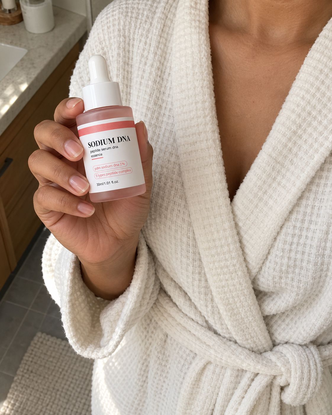 Salmora serum in a morning skincare routine