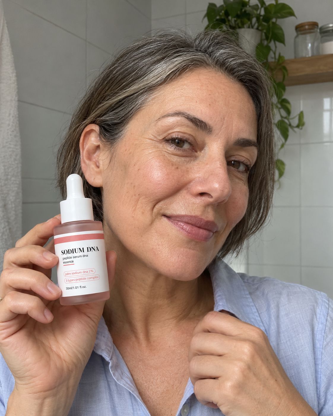 Salmora serum in a daily skincare ritual